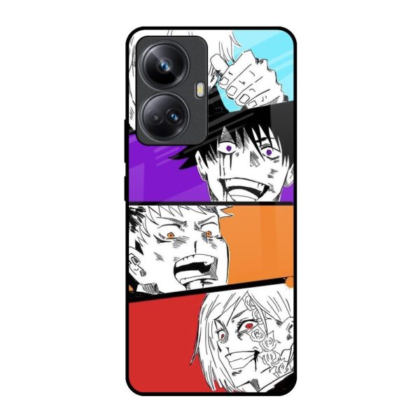 Anime Sketch Glass Case for Realme 10 Pro Plus 5G Discount