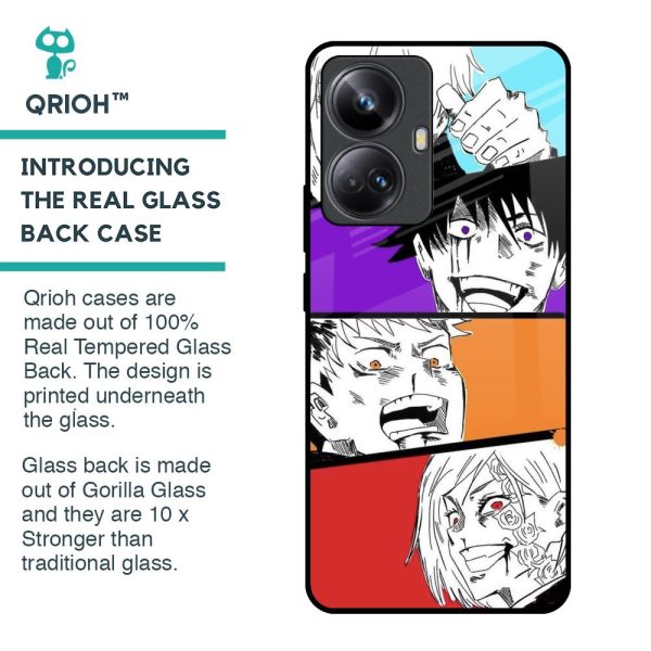 Anime Sketch Glass Case for Realme 10 Pro Plus 5G Discount