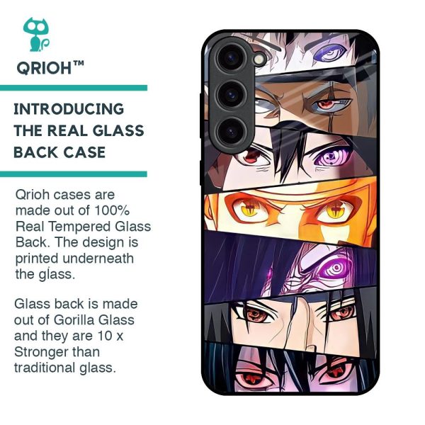 Anime Eyes Glass Case for Samsung Galaxy S23 Plus 5G For Discount