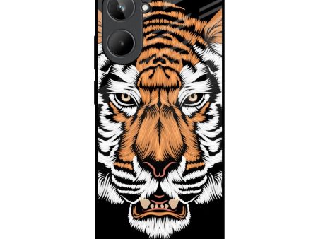 Angry Tiger Glass Case For Realme 10 Online