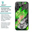 Anime Green Splash Glass Case for Samsung Galaxy M14 5G Fashion