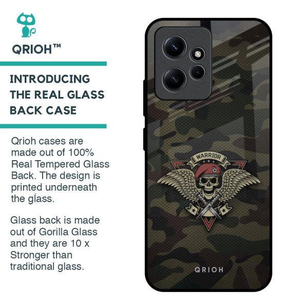 Army Warrior Glass Case for Redmi Note 12 Discount