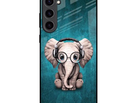 Adorable Baby Elephant Glass Case For Samsung Galaxy S23 Plus 5G Cheap