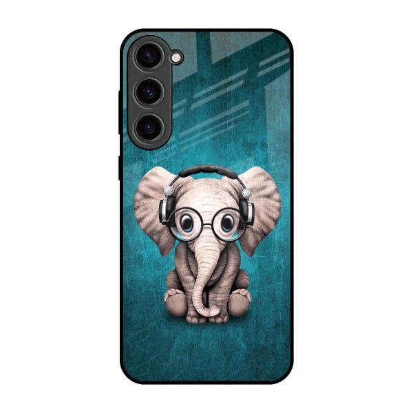 Adorable Baby Elephant Glass Case For Samsung Galaxy S23 Plus 5G Cheap