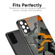 Camouflage Orange Glass Case For Samsung Galaxy F54 5G Supply