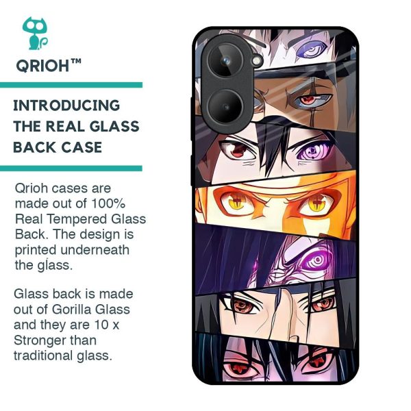 Anime Eyes Glass Case for Realme 10 Hot on Sale