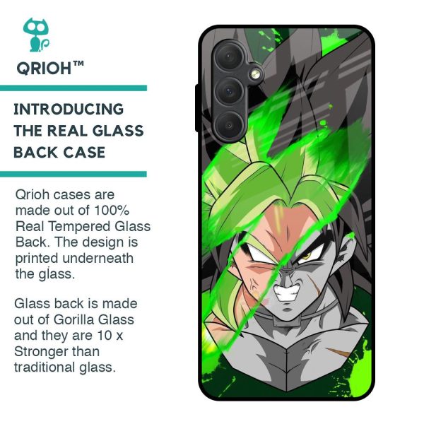 Anime Green Splash Glass Case for Samsung Galaxy F54 5G Hot on Sale