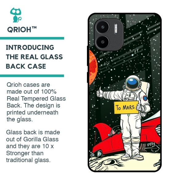 Astronaut on Mars Glass Case for Redmi A1 Fashion