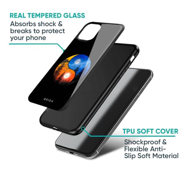 Yin Yang Balance Glass Case for Realme 10 Fashion