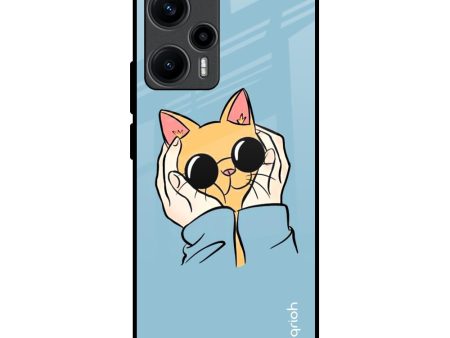 Adorable Cute Kitty Glass Case For Poco F5 5G Supply