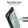 Abstract Green Glass Case For Redmi Note 12 5G For Cheap