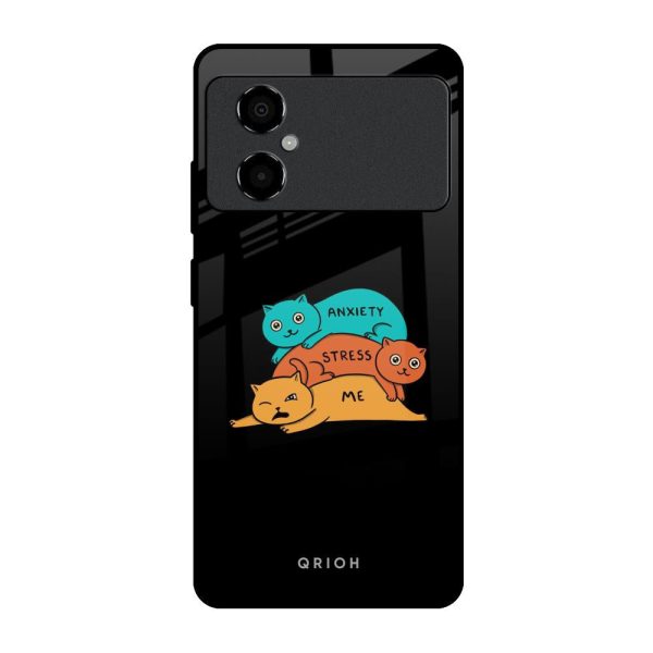 Anxiety Stress Glass Case for Poco M4 5G For Discount