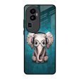 Adorable Baby Elephant Glass Case For Oppo Reno10 Pro Plus 5G Online now