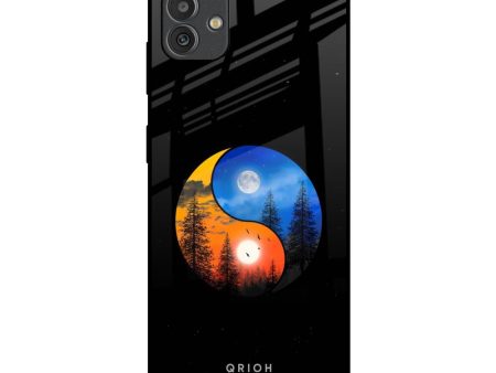 Yin Yang Balance Glass Case for Samsung Galaxy M13 5G Online Sale