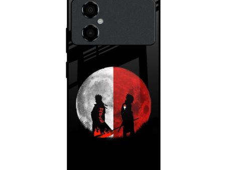 Anime Red Moon Glass Case for Poco M4 5G For Sale