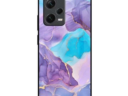 Alcohol ink Marble Glass Case for Redmi Note 12 Pro 5G on Sale