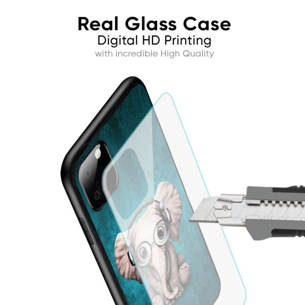 Adorable Baby Elephant Glass Case For Vivo V27 Pro 5G For Sale