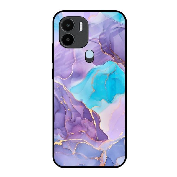 Alcohol ink Marble Glass Case for Redmi A1 Plus Online Hot Sale