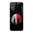 Anime Red Moon Glass Case for OPPO A17 Online now