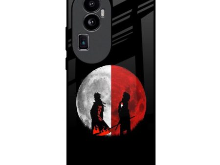 Anime Red Moon Glass Case for Oppo Reno10 Pro Plus 5G Cheap