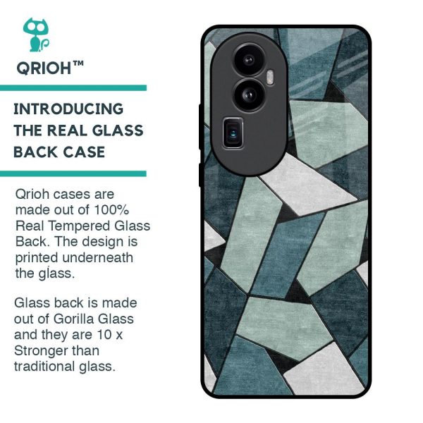 Abstact Tiles Glass Case for Oppo Reno10 Pro Plus 5G For Discount