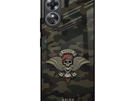 Army Warrior Glass Case for OPPO A17 Supply