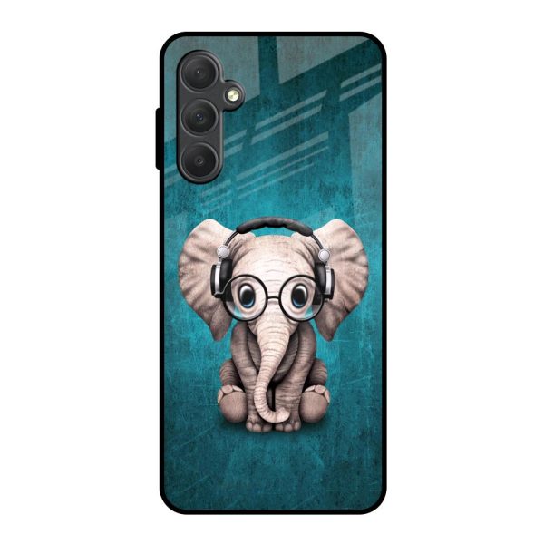 Adorable Baby Elephant Glass Case For Samsung Galaxy F54 5G For Discount