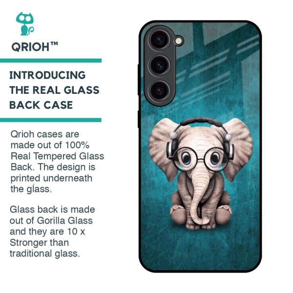 Adorable Baby Elephant Glass Case For Samsung Galaxy S23 Plus 5G Cheap