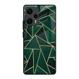 Abstract Green Glass Case For Poco F5 5G Cheap