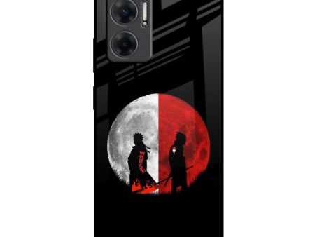 Anime Red Moon Glass Case for Redmi 11 Prime 5G For Sale