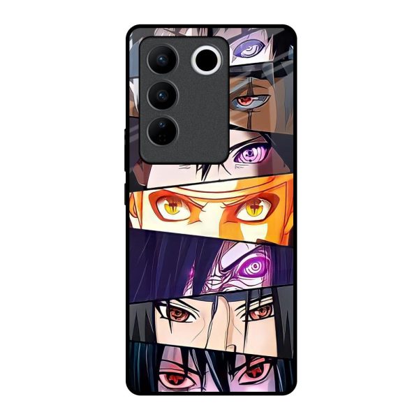 Anime Eyes Glass Case for Vivo V27 Pro 5G For Discount