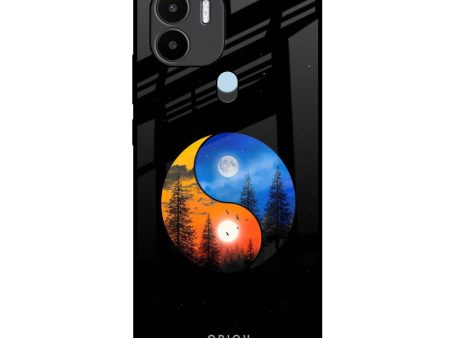 Yin Yang Balance Glass Case for Redmi A1 Plus Online Sale