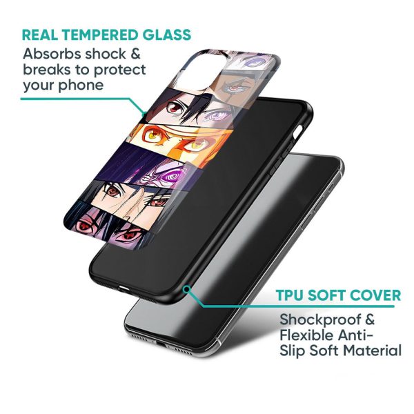 Anime Eyes Glass Case for Redmi 11 Prime Cheap