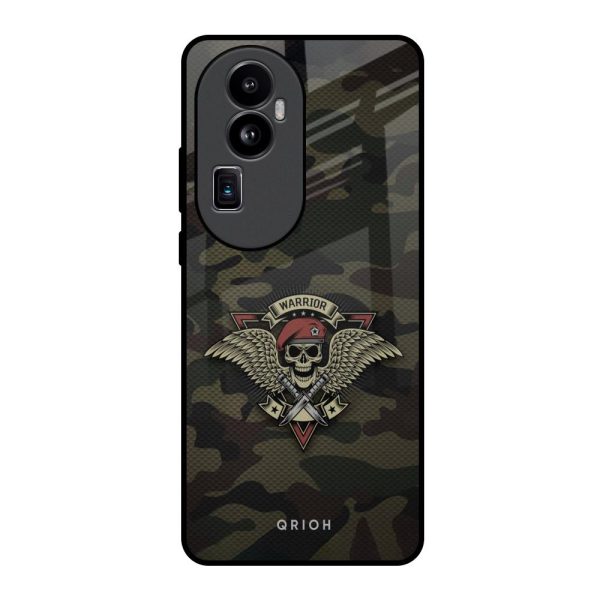 Army Warrior Glass Case for Oppo Reno10 Pro Plus 5G Online Hot Sale