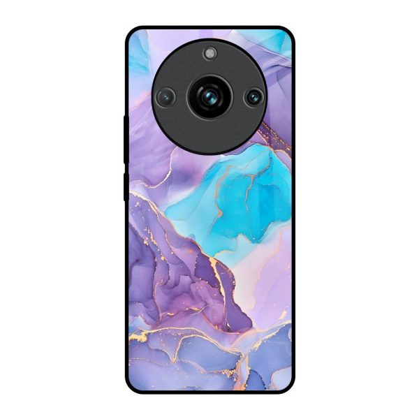 Alcohol ink Marble Glass Case for Realme 11 Pro Plus 5G Online Sale