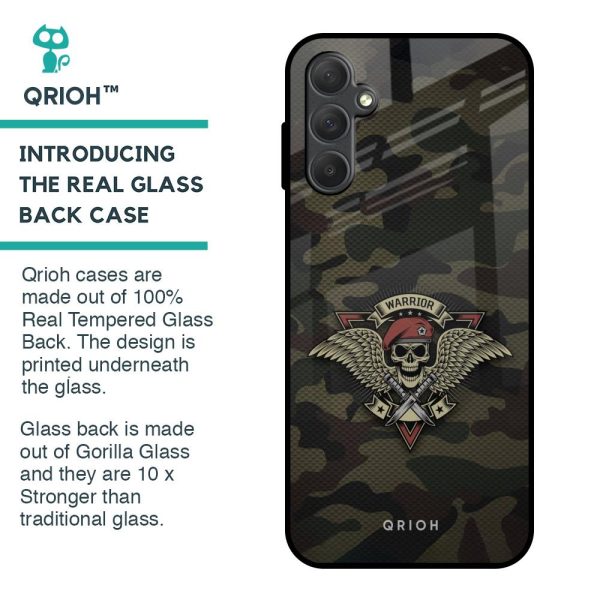 Army Warrior Glass Case for Samsung Galaxy M14 5G Online now