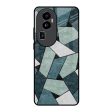 Abstact Tiles Glass Case for Oppo Reno10 Pro Plus 5G For Discount