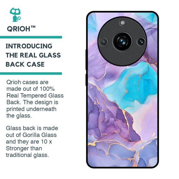 Alcohol ink Marble Glass Case for Realme 11 Pro Plus 5G Online Sale