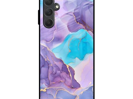 Alcohol ink Marble Glass Case for Samsung Galaxy F54 5G Supply