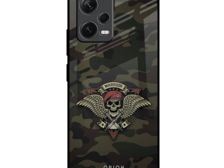 Army Warrior Glass Case for Redmi Note 12 5G on Sale