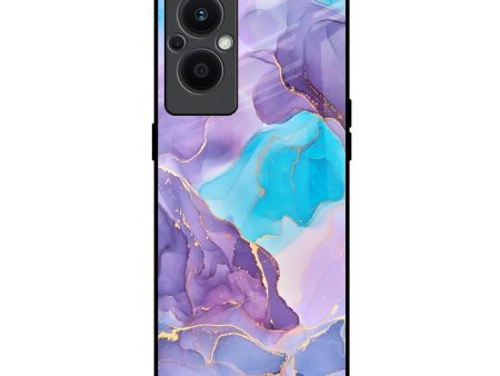 Alcohol ink Marble Glass Case for Oppo F21s Pro 5G Discount