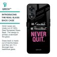 Be Focused Glass Case for Oppo A78 5G Fashion