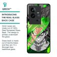 Anime Green Splash Glass Case for iQOO 11 Fashion