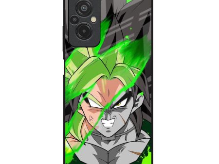 Anime Green Splash Glass Case for Redmi 11 Prime For Discount