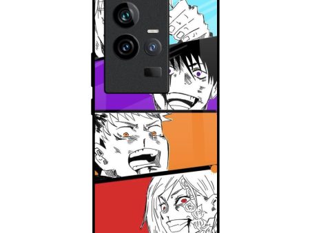 Anime Sketch Glass Case for iQOO 11 Discount