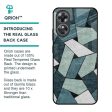 Abstact Tiles Glass Case for OPPO A17 Supply