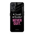 Be Focused Glass Case for Oppo A78 5G Fashion