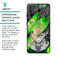 Anime Green Splash Glass Case for Samsung Galaxy M13 5G Fashion