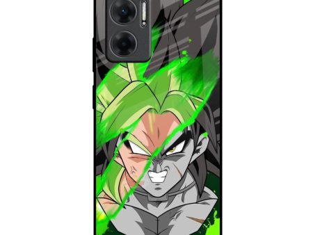 Anime Green Splash Glass Case for Redmi 11 Prime 5G Discount