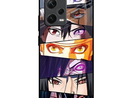 Anime Eyes Glass Case for Redmi Note 12 Pro 5G on Sale